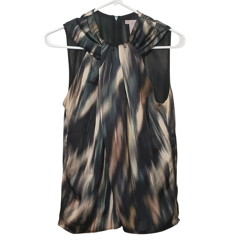 H&M Sleeveless Top Abstract Print Blouse Women's Small